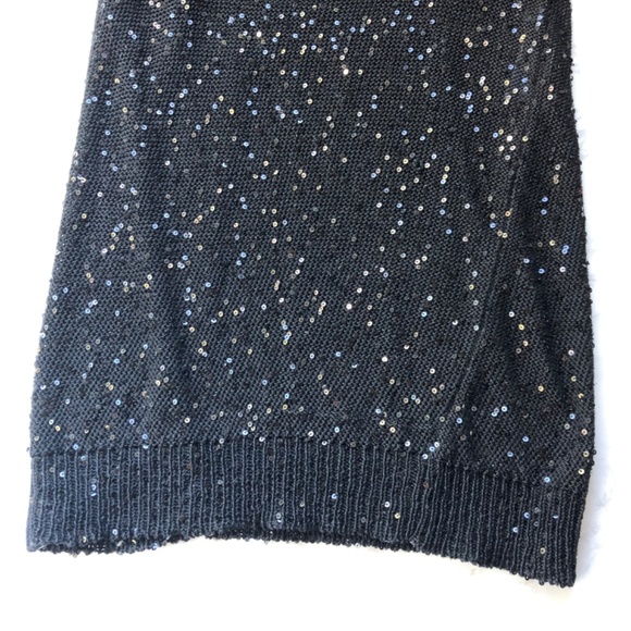 Stella McCartney Black Sequin Racerback Tank Top - Picture 3 of 12